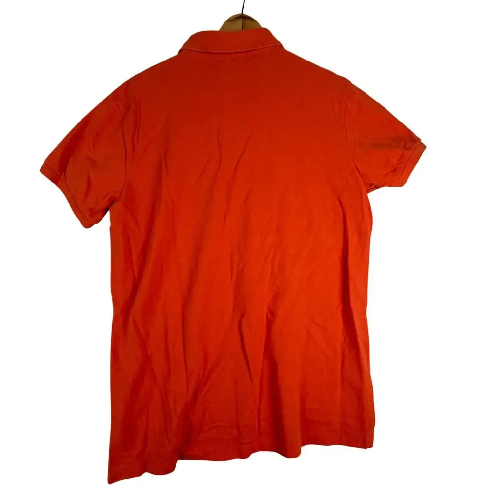 Polo Ralph Lauren Men's Orange Soft Cotton Polo‎ Shirt, Size L, NWT